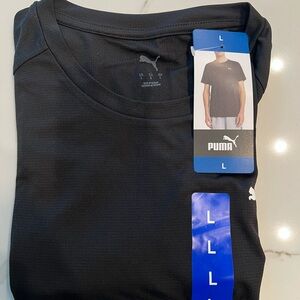 Puma Black Short Sleeve Tee
